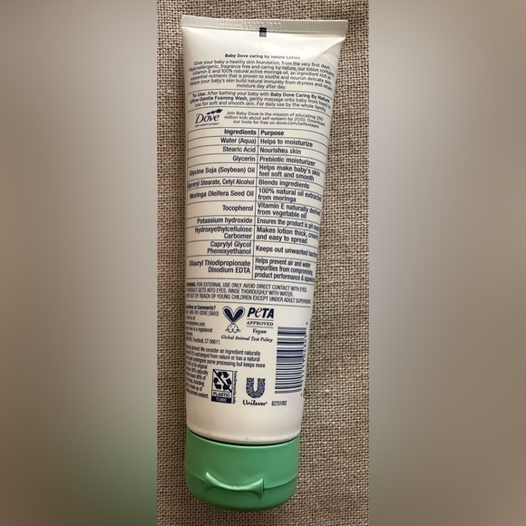 Dove Baby Hypoallergenic Lotion - 8 fl oz (237ml) - Caring By Nature - Picture 4 of 4
